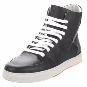 Men’s bottega Venetta, black and white high top, Speed star trainer